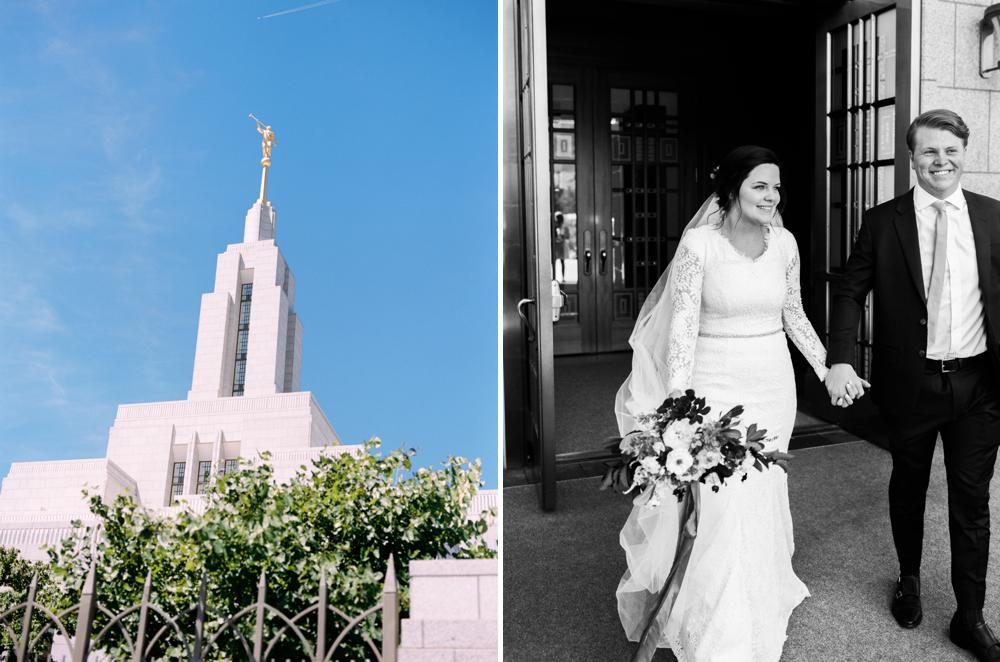 Draper Utah Temple Wedding