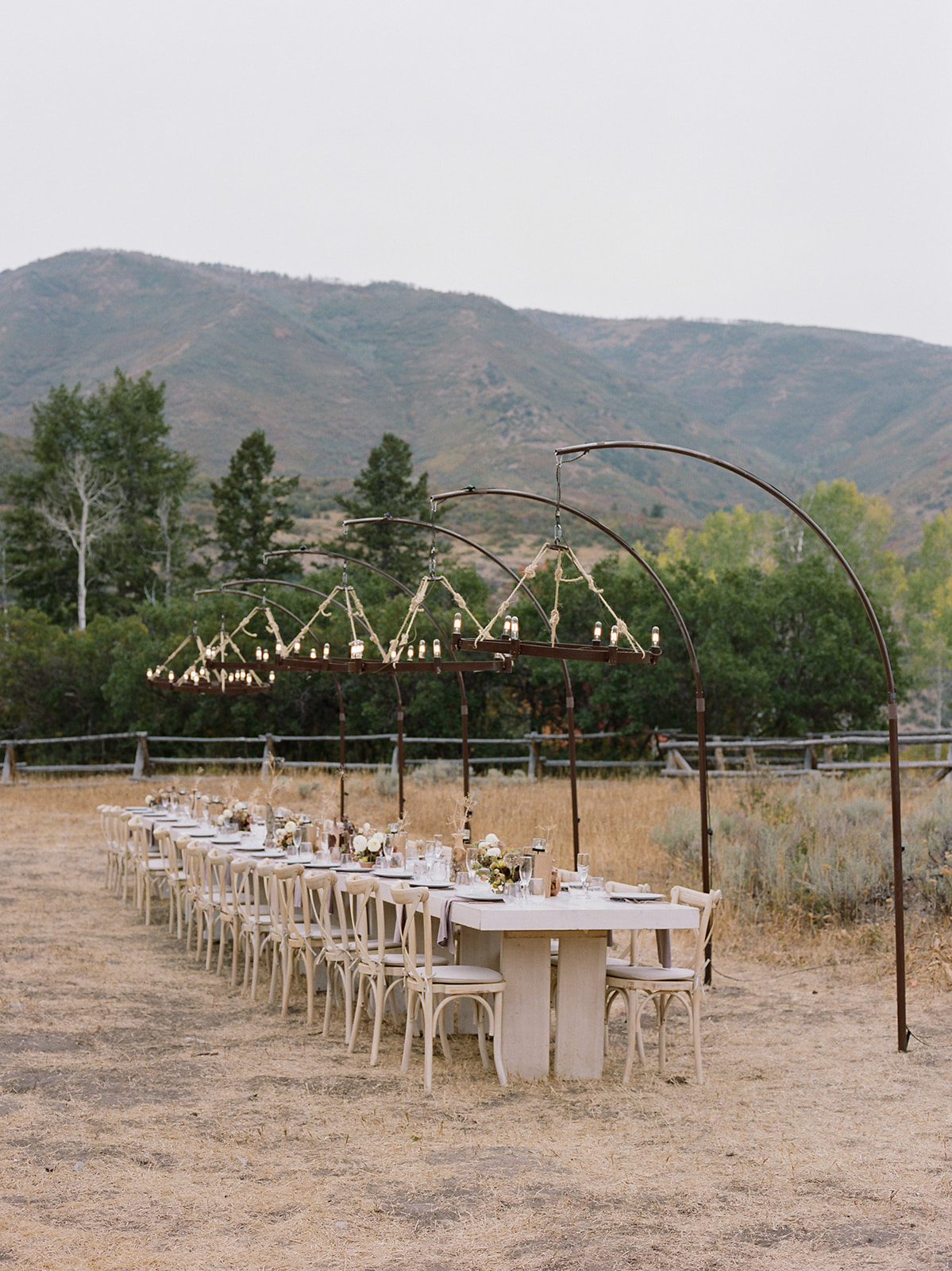 a rustic modern wedding in the high mountains of Utah.