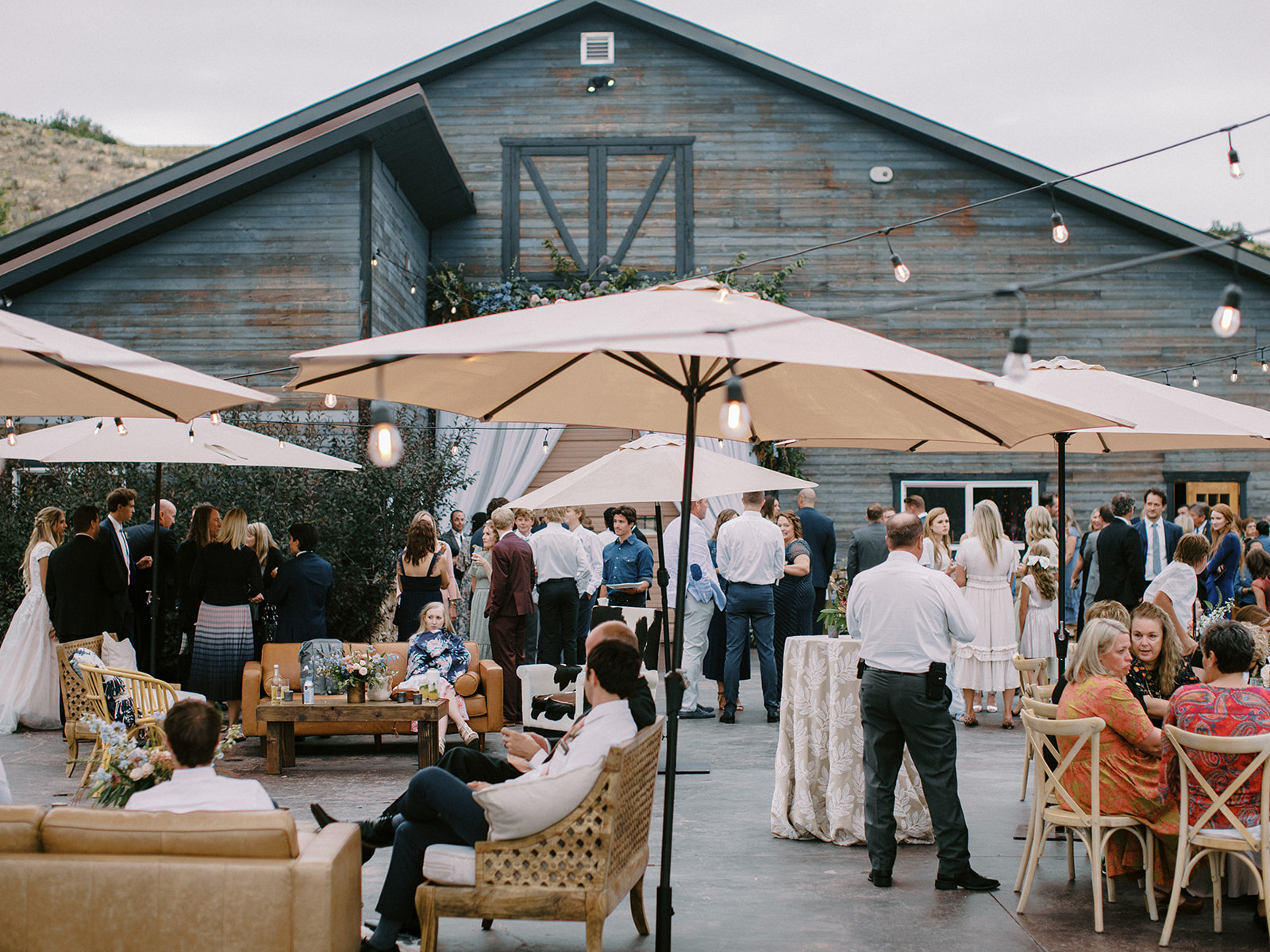 a western style park city wedding at the lodge at blue sky 