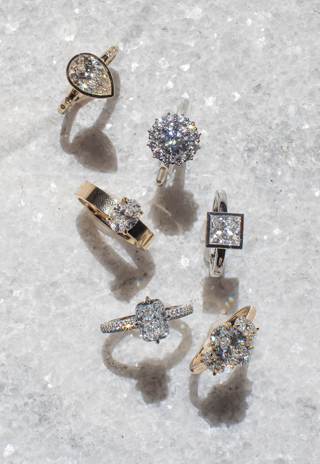 custom engagement rings by j brooks jewelers 